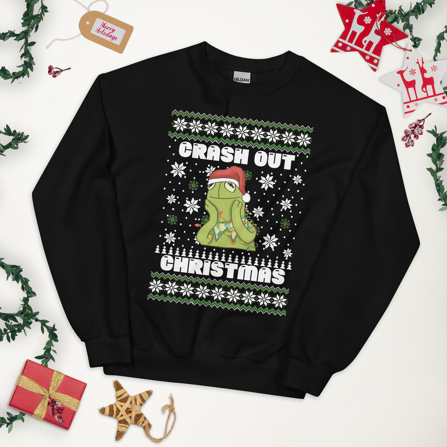 Crashout Christmas Unisex Sweatshirt
