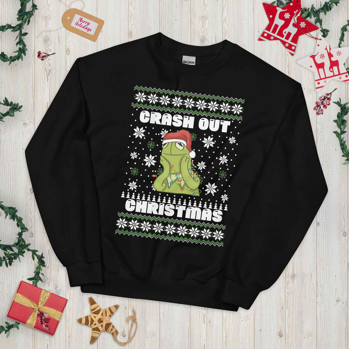 Crashout Christmas Unisex Sweatshirt