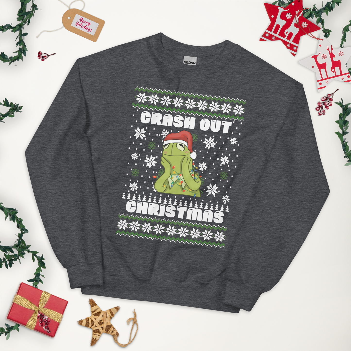 Crashout Christmas Unisex Sweatshirt