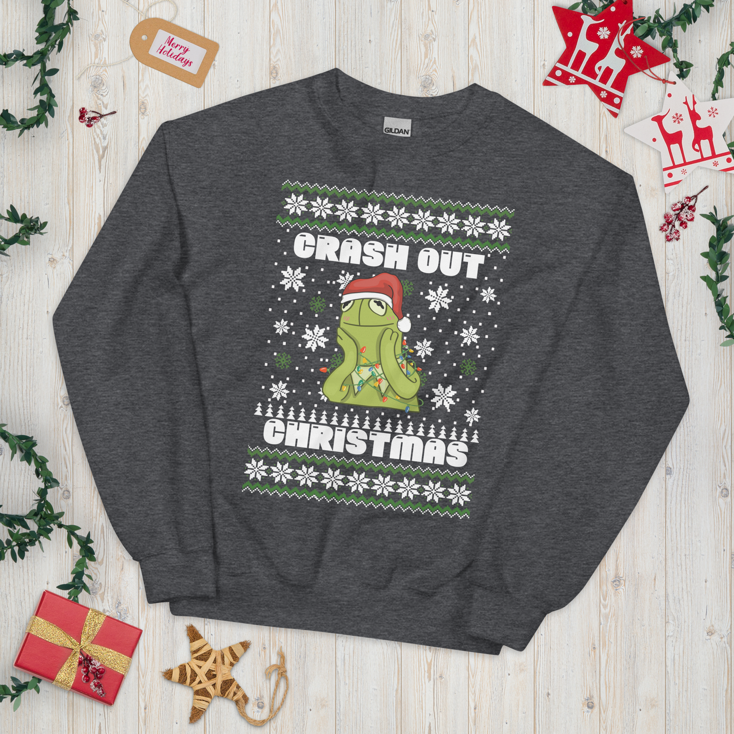Crashout Christmas Unisex Sweatshirt
