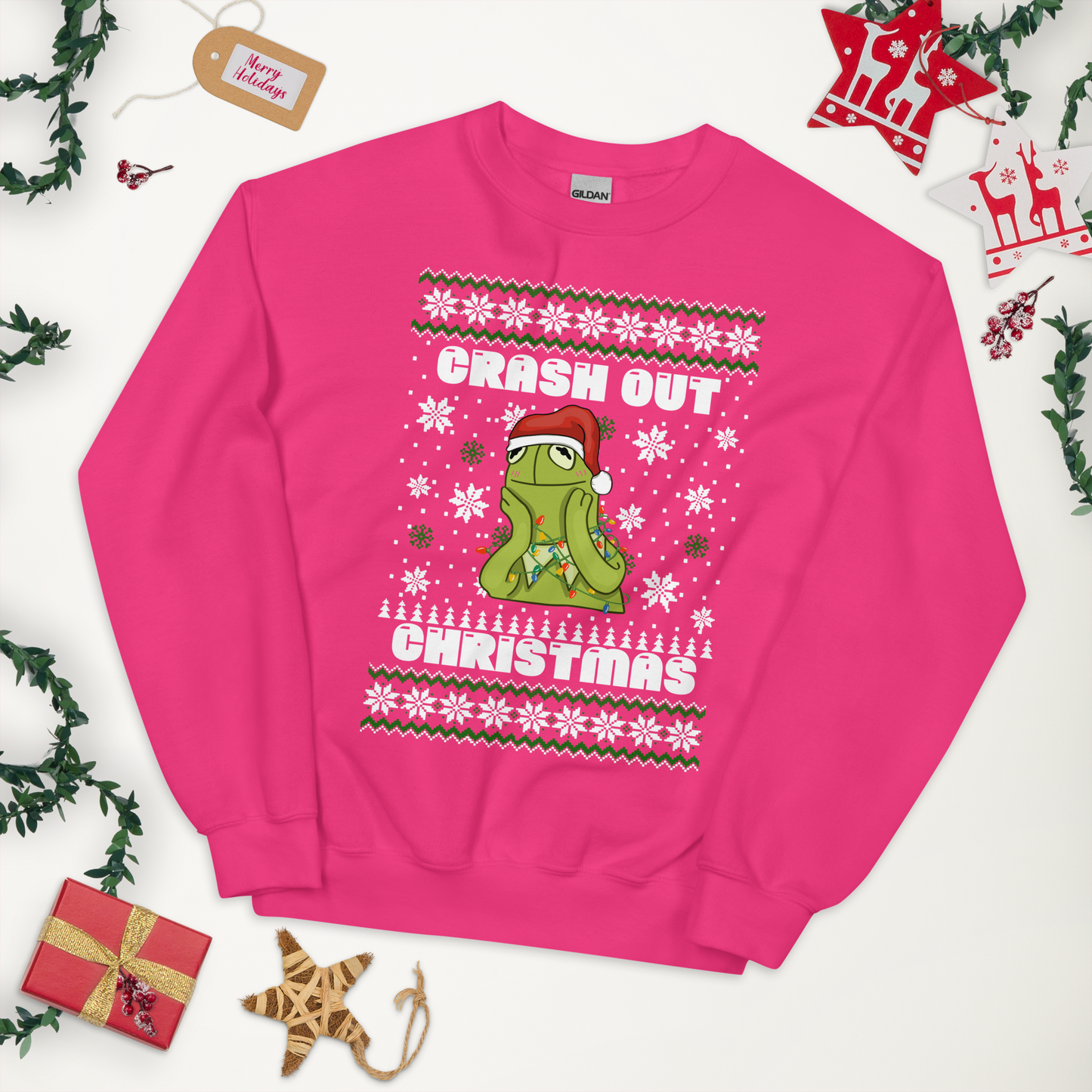 Crashout Christmas Unisex Sweatshirt