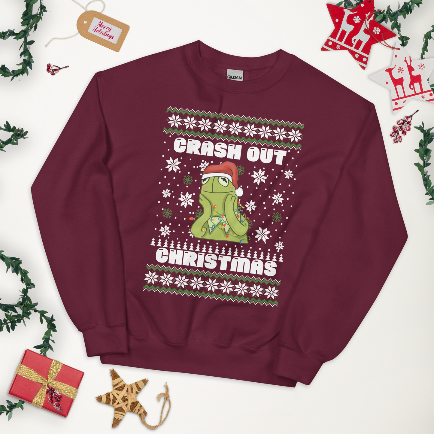 Crashout Christmas Unisex Sweatshirt