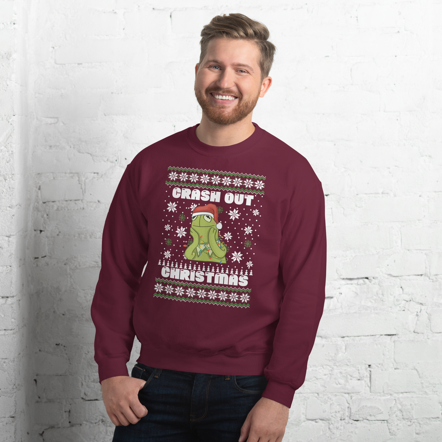 Crashout Christmas Unisex Sweatshirt