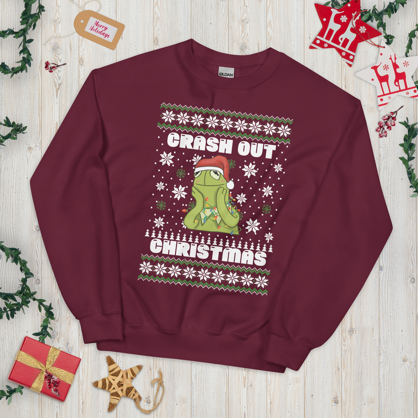 Crashout Christmas Unisex Sweatshirt