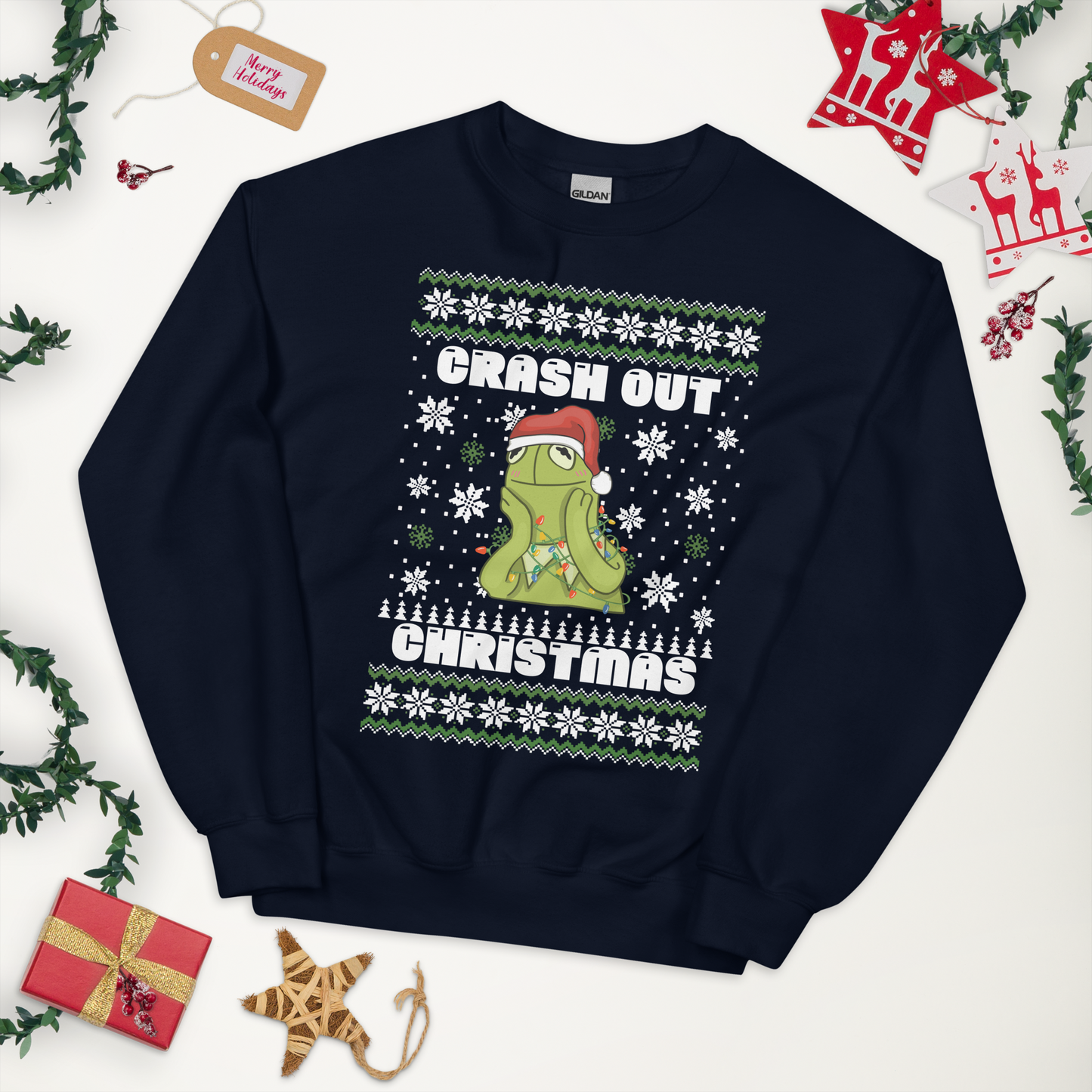 Crashout Christmas Unisex Sweatshirt