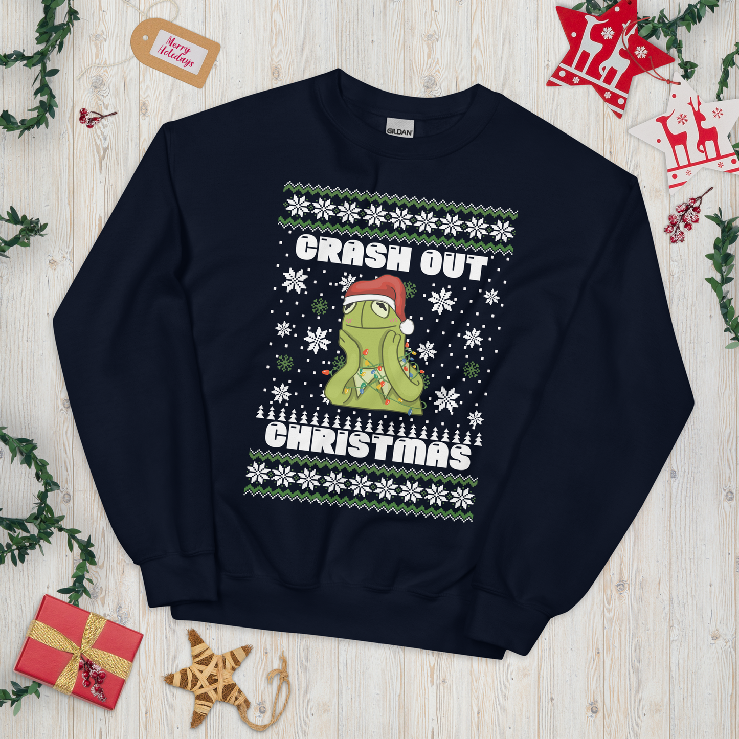 Crashout Christmas Unisex Sweatshirt