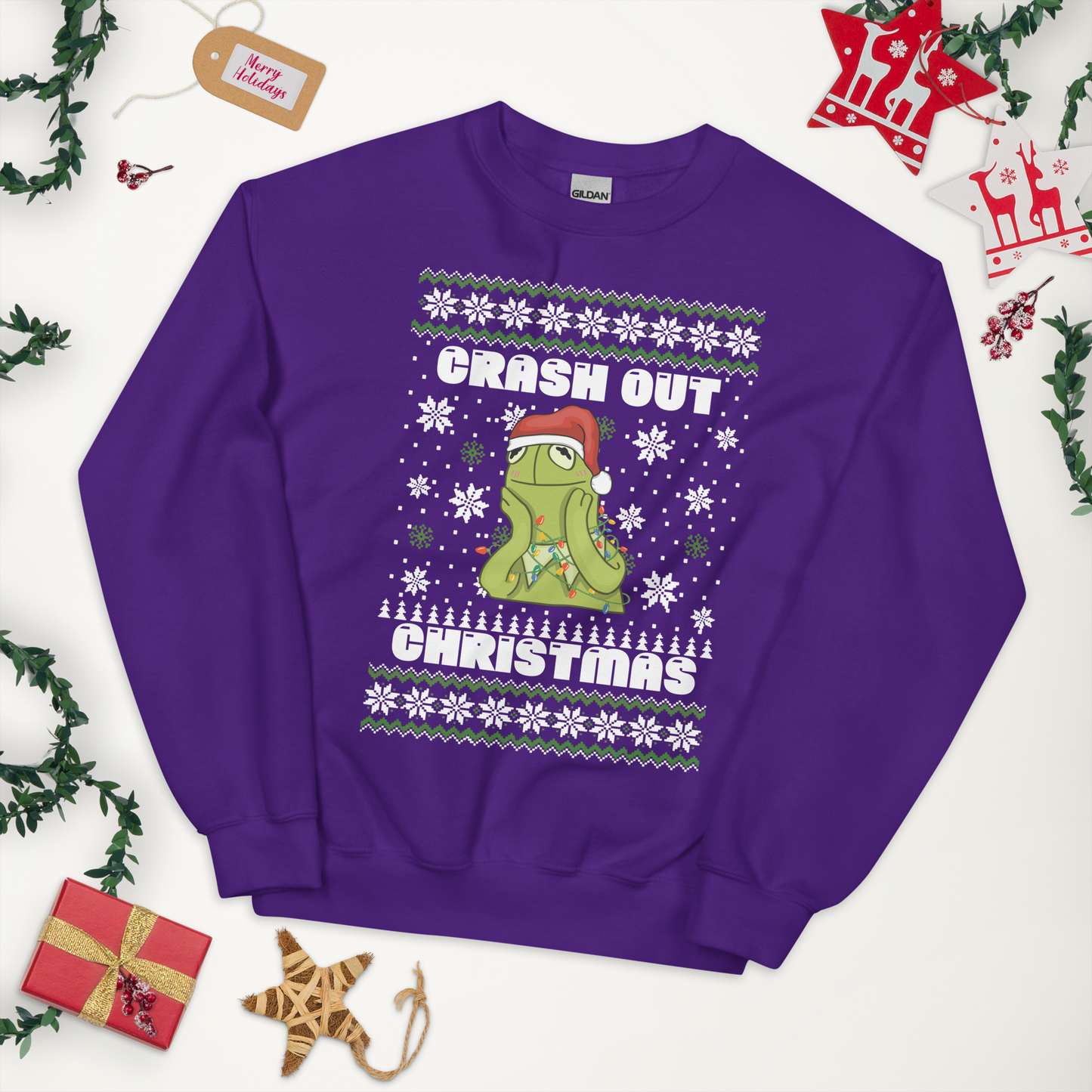 Crashout Christmas Unisex Sweatshirt