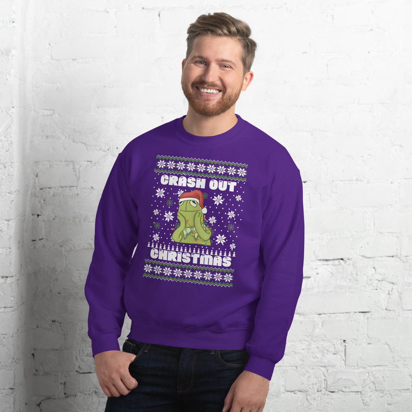 Crashout Christmas Unisex Sweatshirt