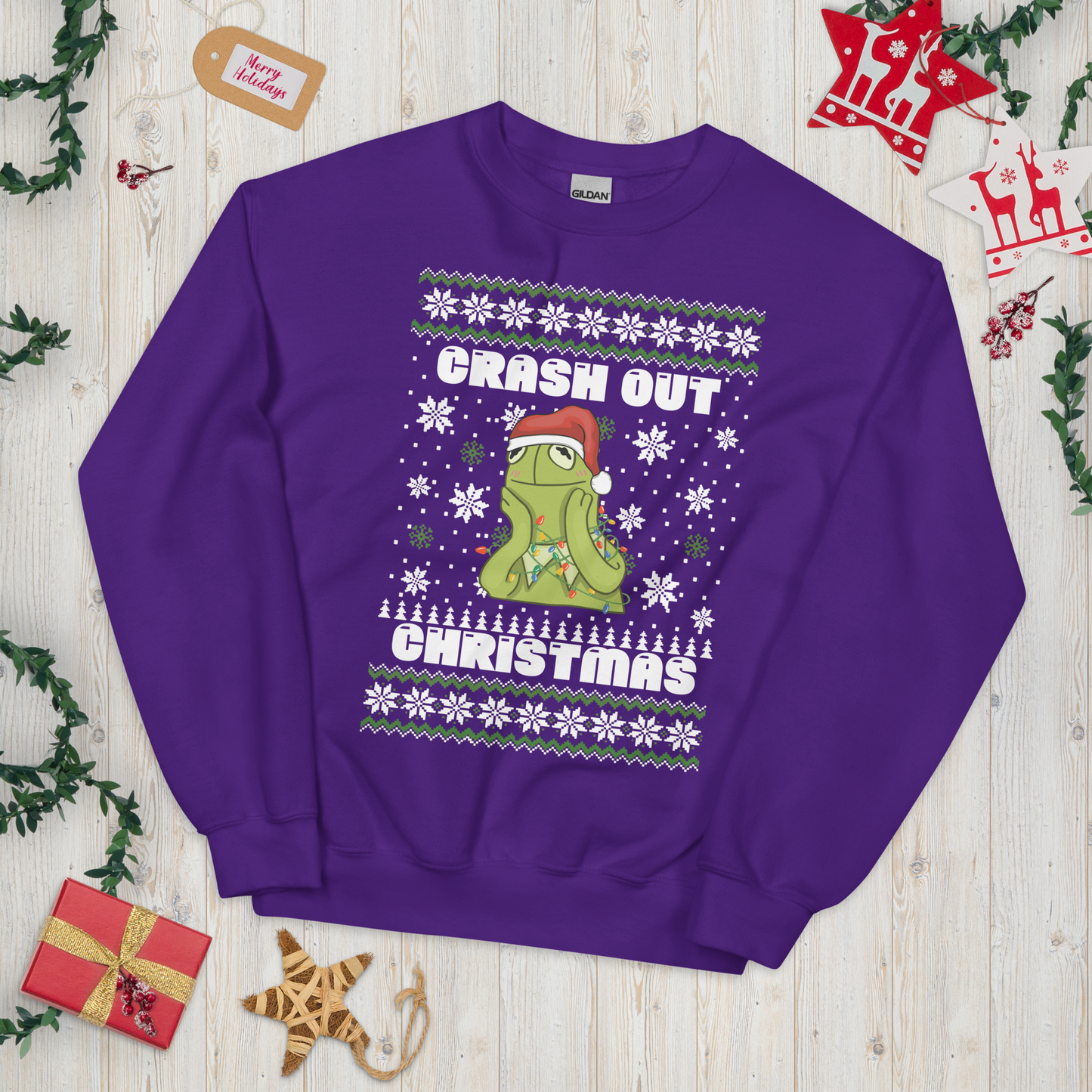 Crashout Christmas Unisex Sweatshirt