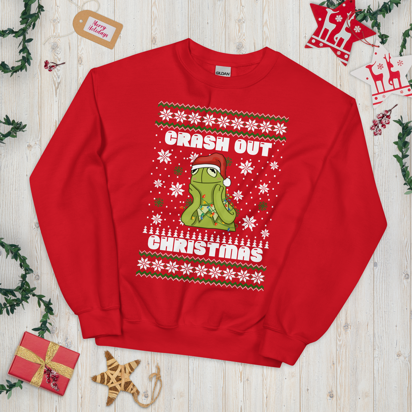 Crashout Christmas Unisex Sweatshirt