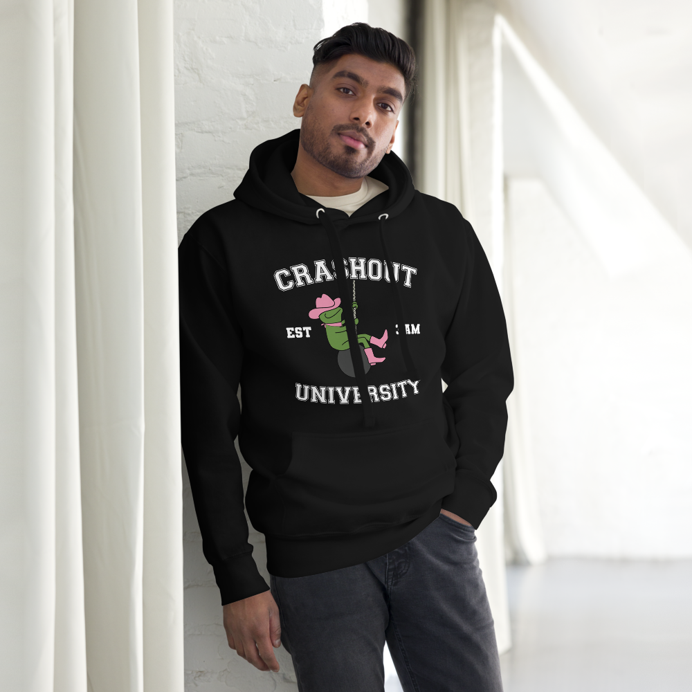 Pink Crashout University Unisex Hoodie